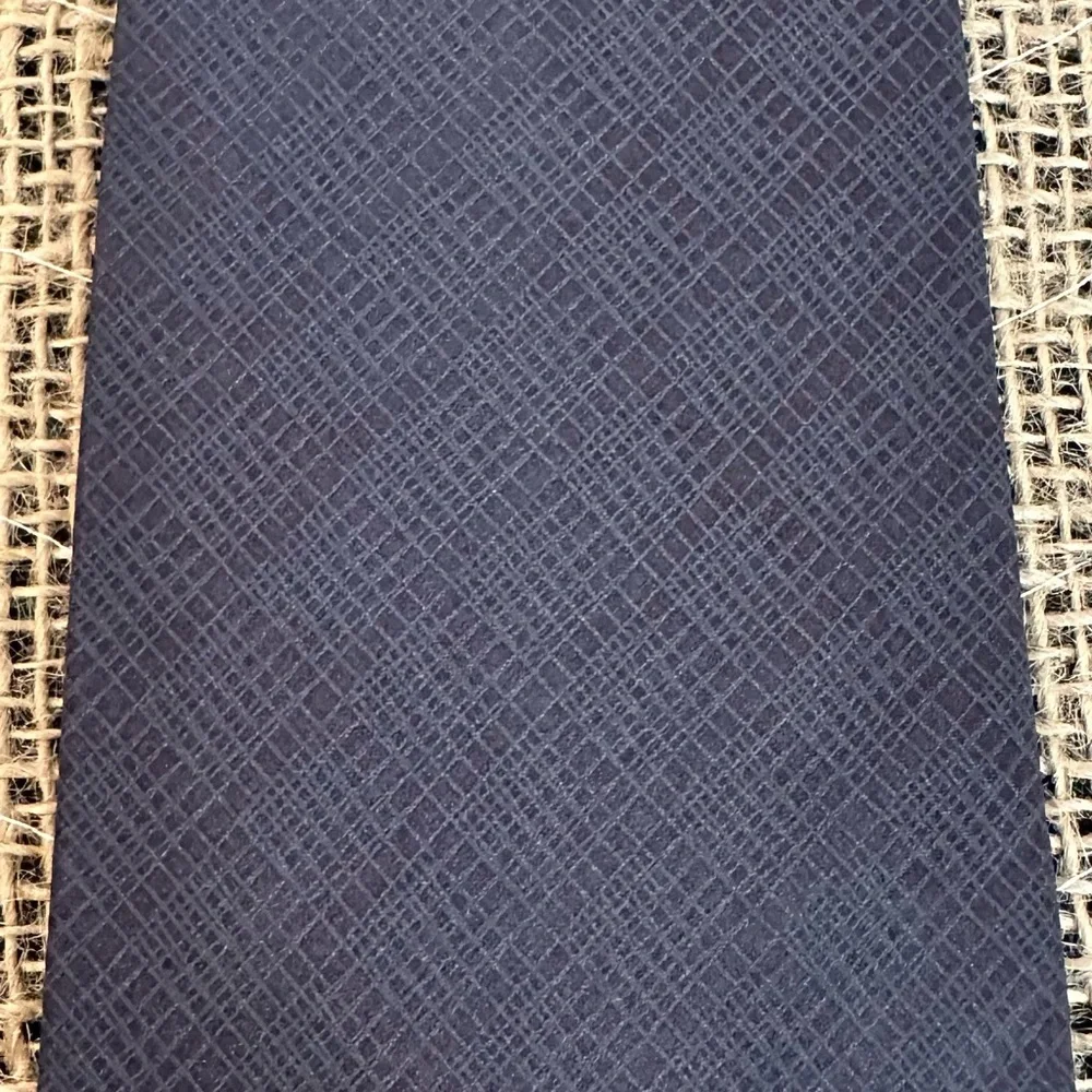 Classic Charcoal 100% Silk Tie Monochrome grid pattern 4 X 58‎ inches